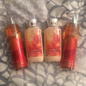 Sensual Amber lotion & fragrance mist